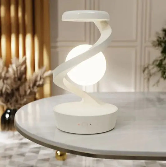 Rotating Moon Lamp with Built-in Wireless Charger