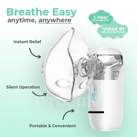 LittleLungs™ 2.0 - Silent Nebulizer: Breathe Easy, Anytime, Anywhere