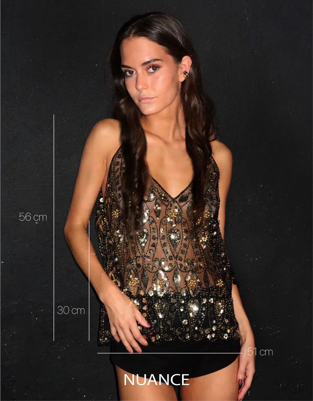 Aurora Gleam Luxurious Top